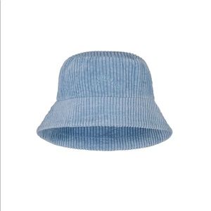 ZULU & ZEPHYR CORD TOWELLING BUCKET HAT - PACIFIC BLUE